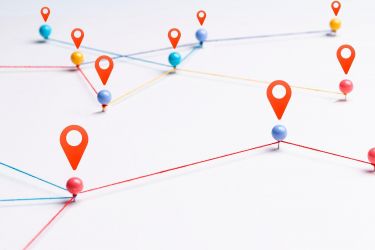 Global Communication Background Business Network Design